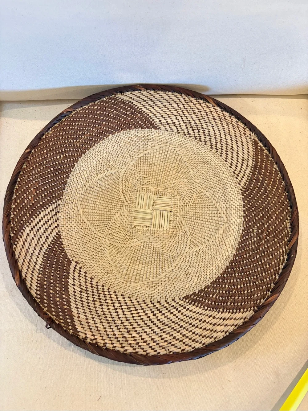 NEW Africa Woven Basket. Made by the Binga people of Zambia/Zimbabwe